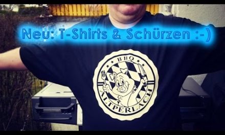 #204: BBQ Altperlach T-Shirts und Schürzen sind da :-)