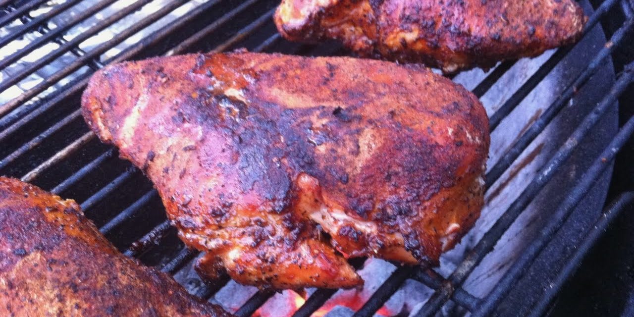 Grilled Chicken Breasts on the Weber Kettle Grill