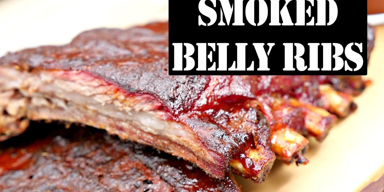 SMOKED BELLY RIBS – Iberico Pork Belly Ribs  – Low and Slow