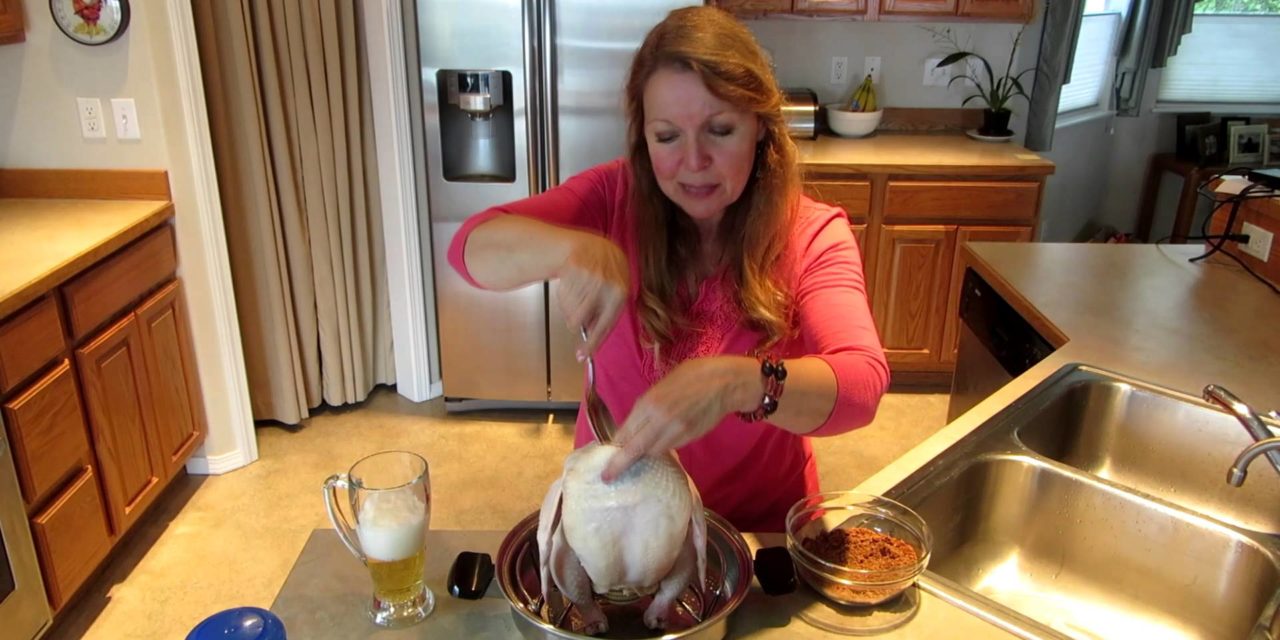 Beer Can Chicken On the Grill