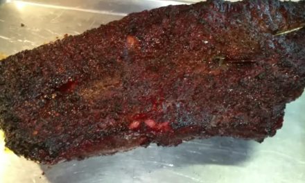 Beef Brisket smoke roasted in the Pit Barrel Cooker