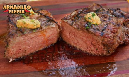 Smoked NY Strip Steak with Bourbon Butter | Masterbuilt Smoker