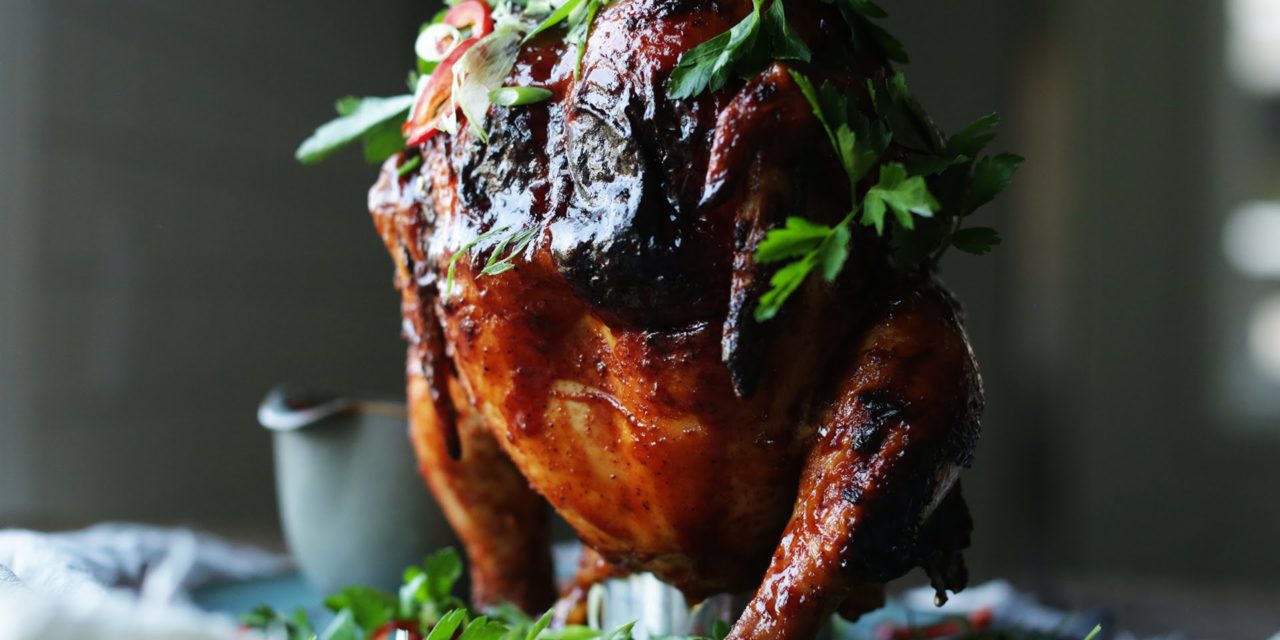 BBQ Beer Can Chicken | The Inspired Home