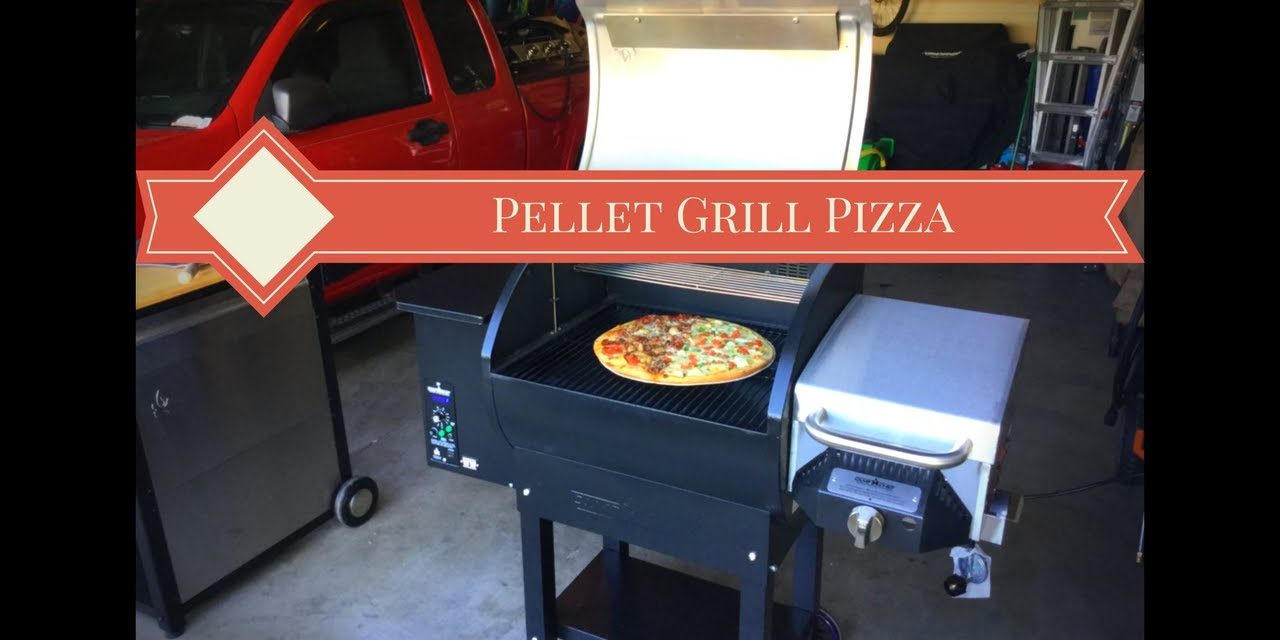 Cooking a pizza on a pellet grill: Camp Chef Woodwind