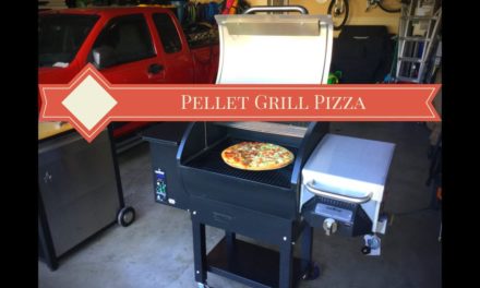 Cooking a pizza on a pellet grill: Camp Chef Woodwind