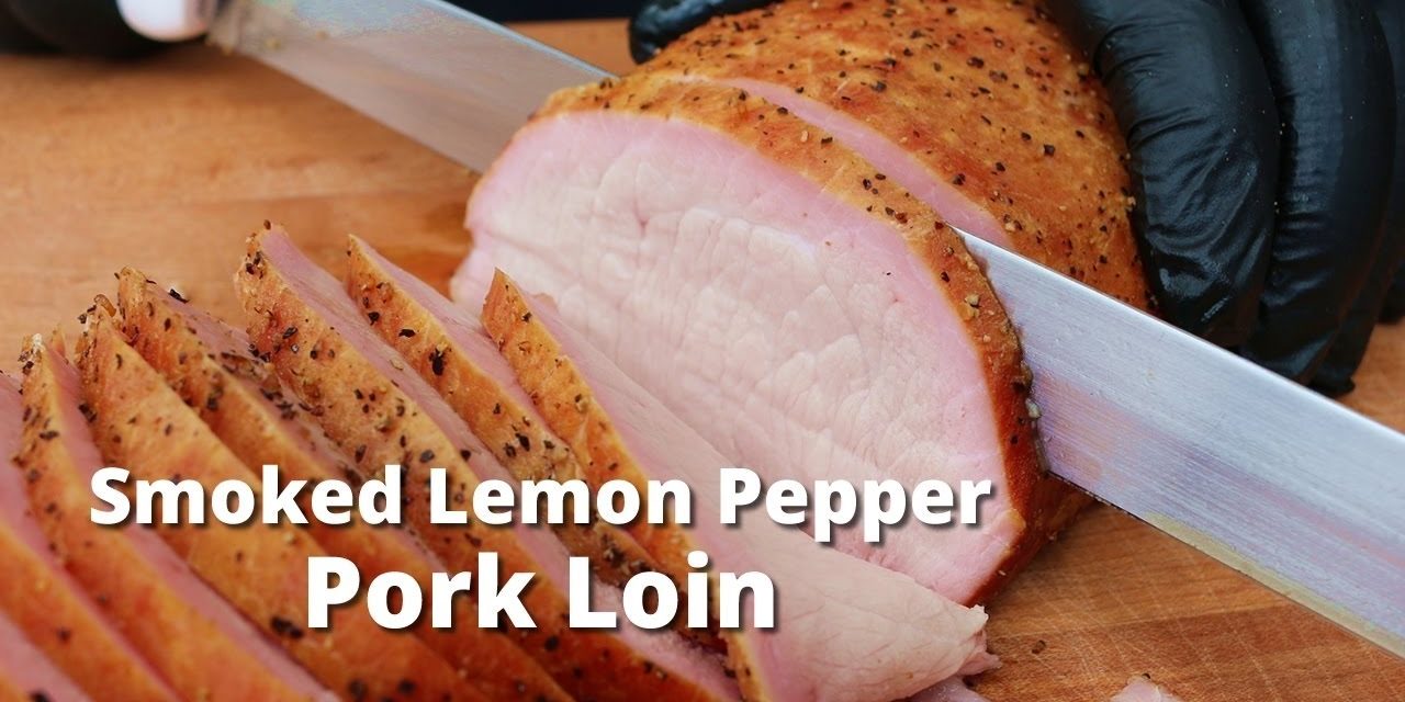 Smoked Lemon Pepper Pork Loin | Smoked Pork Loin Sandwiches on Yoder Pellet Grill