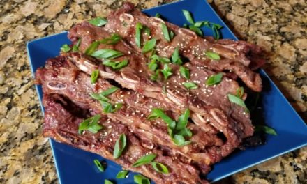 Korean BBQ beef ribs on the Grilla Grills Silverbac Pellet grill- recipe