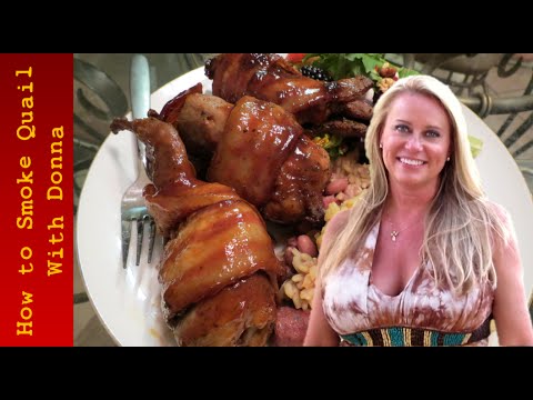 How to Smoke Quail with Blackberry Wine BBQ Sauce in Masterbuilt Smoker