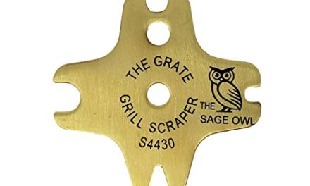 2 in 1 Grate Grill Scraper in Brass by The Sage Owl Review
