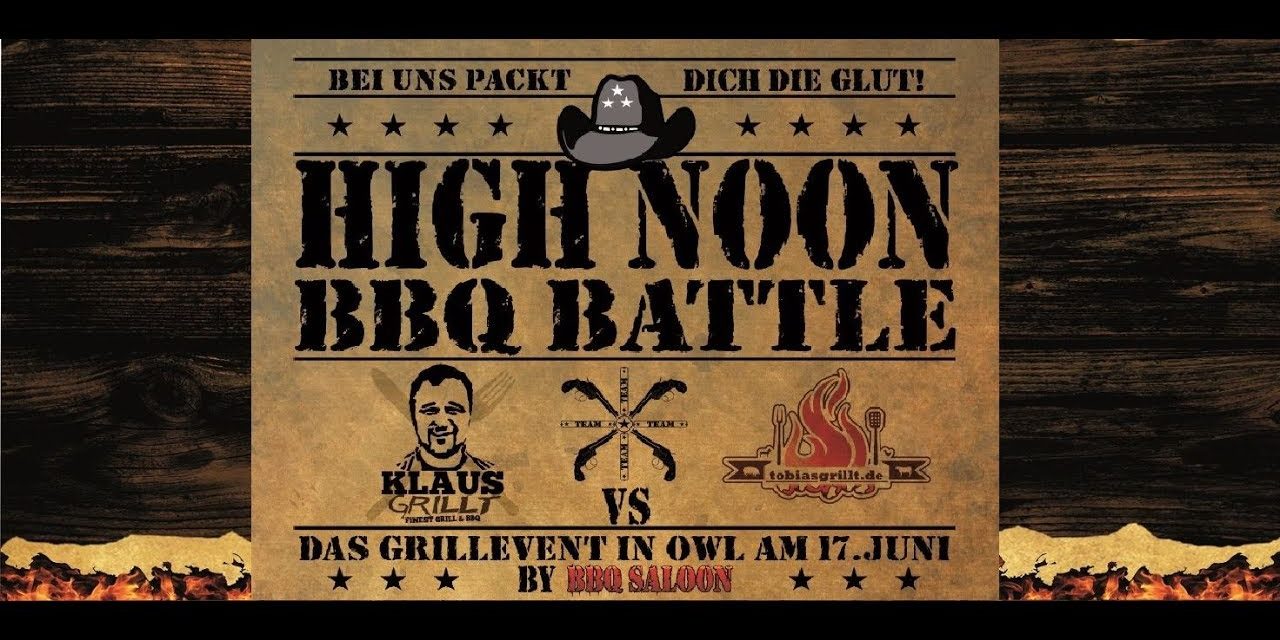 vlog vom BBQ Saloon High Noon BBQ Battle mit Klausgrillt und tobiasgrillt.de aus Minden
