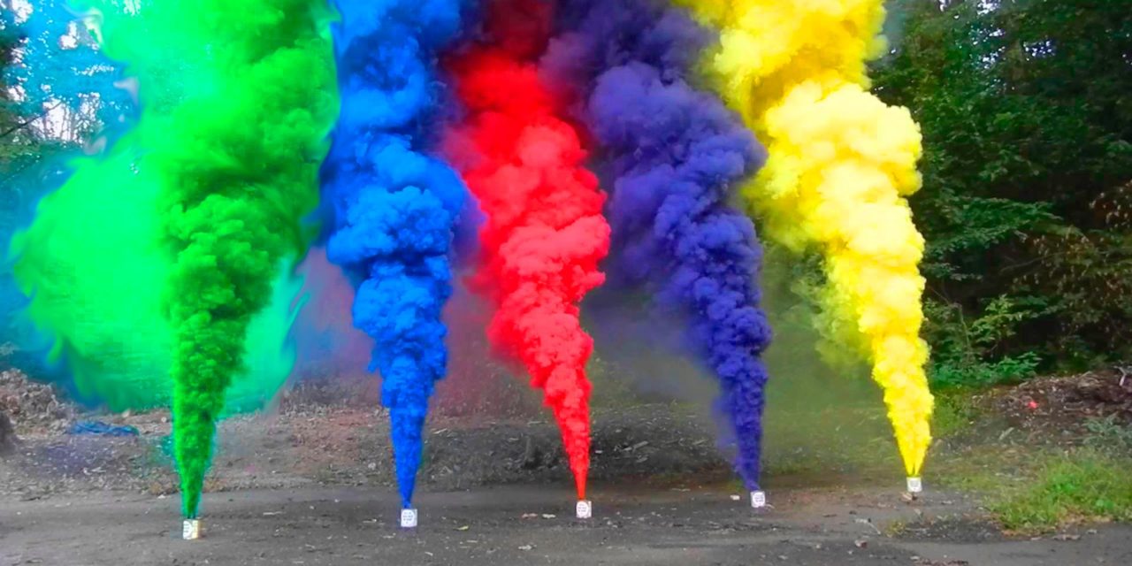 HOW TO MAKE COLORED SMOKE GRENADES