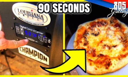 60 SECOND PIZZA DIY PELLET SMOKER OR BBQ
