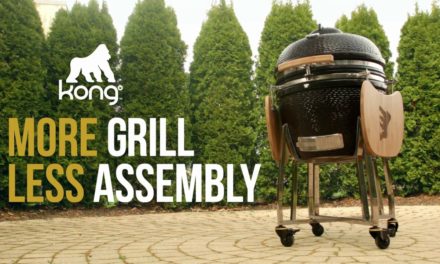 KONG Charcoal Kamado Grill Unboxing & EASY Assembly