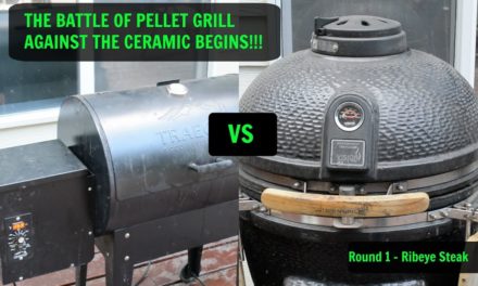 Is a Pellet Grill Better Than Charcoal?  Round 1 – Traeger vs Ceramic Komodo Steak Competition