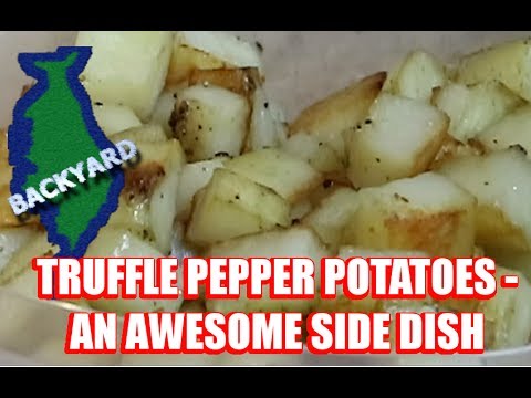 Truffle Pepper Potatoes- A Perfect Side Dish