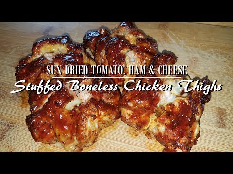 Stuffed & Smoked Boneless Chicken Thighs