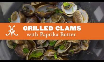 Take It Outside: Grilled Clams with Spiced Paprika Butter