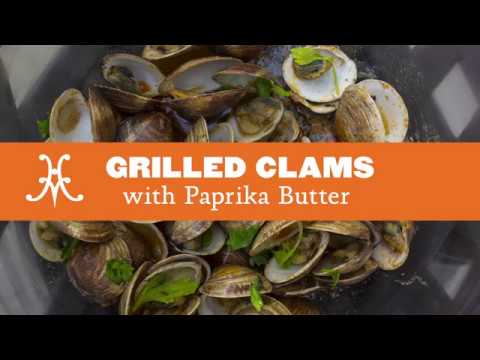 Take It Outside: Grilled Clams with Spiced Paprika Butter