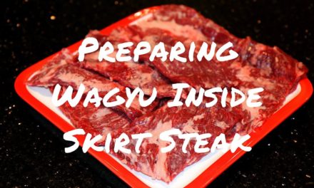Preparing and Trimming Wagyu Inside Skirt Steak