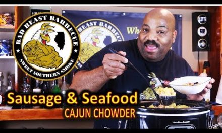 Sausage & Seafood Cajun Chowder | Slow Cooker