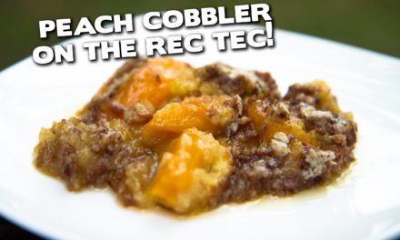Peach Cobbler on the REC TEC