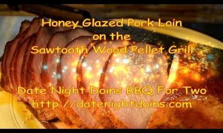 Honey Glazed Pork Loin on the Sawtooth Wood Pellet Grill