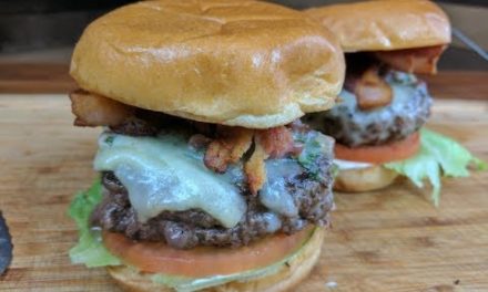 Bacon and Chive Butter Burger Recipe | THE BEST DAMN BURGER!!