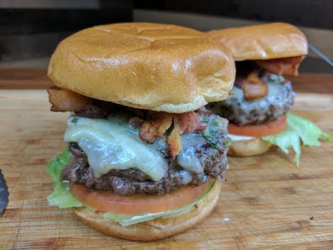 Bacon and Chive Butter Burger Recipe | THE BEST DAMN BURGER!!