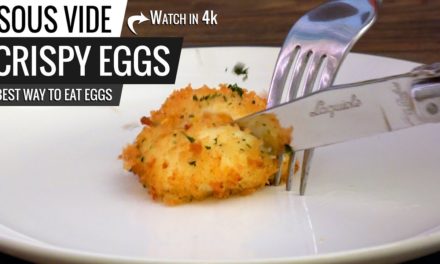 Sous Vide CRISPY EGGS Perfection! Best SOUS VIDE EGG Guaranteed