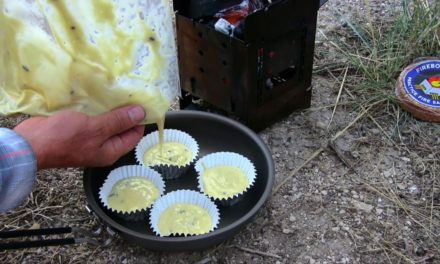 Baking Muffins / Camp Oven -Testing Our New Fry Pan Mess Kit- Camping Gear