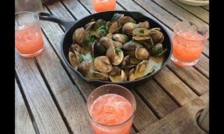 Wood Roasted Clams In A White Wine And Butter Sauce