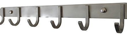 Grillinator BBQ Tool Rack and Accessories Hanger: The Ultimate Outdoor Hanging Barbecue Grill Utensil Holder for Gas, Pellet or Wood Grills Installation … (Brushed Stainless Steel) Review