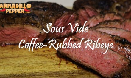 Sous Vide Coffee-Rubbed Ribeye Steak with Anova Precision Cooker