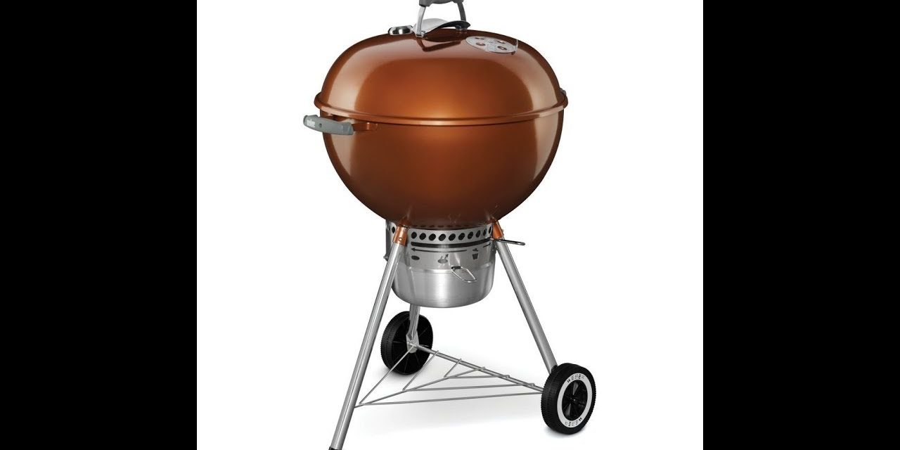 Weber 14402001 Original Kettle Premium Charcoal Grill, 22-Inch, Copper