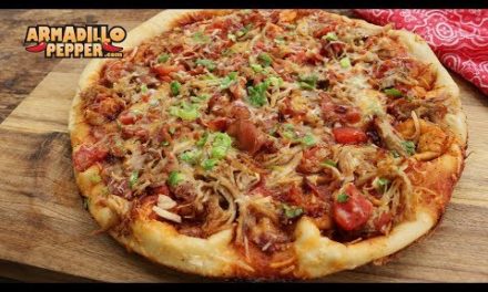 BBQ Pulled Pork Pizza Recipe with Bacon | How to use Leftover Pulled Pork | Gourmet Guru Grill