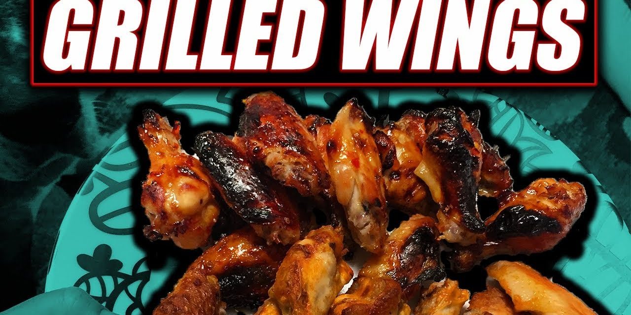 Chicken Wings cooked on the gas Grill easy recipe