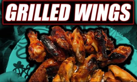 Chicken Wings cooked on the gas Grill easy recipe