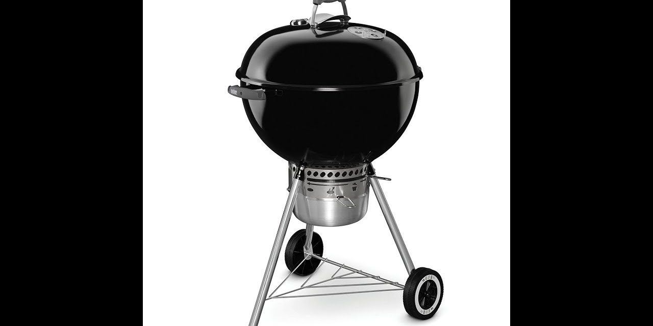 Weber 14401001 Original Kettle Premium Charcoal Grill, 22-Inch, Black