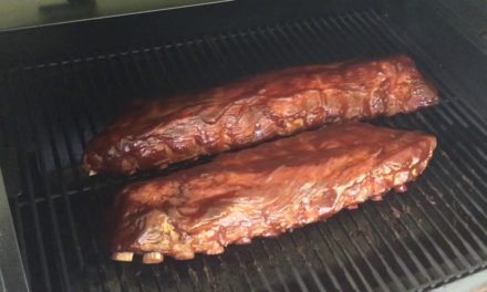 First try at ribs on the Pit Boss Pellet Grill