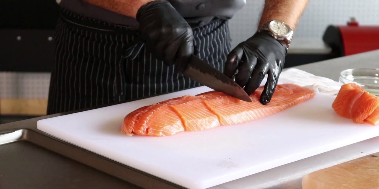 REC TEC Grills • Wild Salmon Cooked on a Himalayan Sea Salt Block