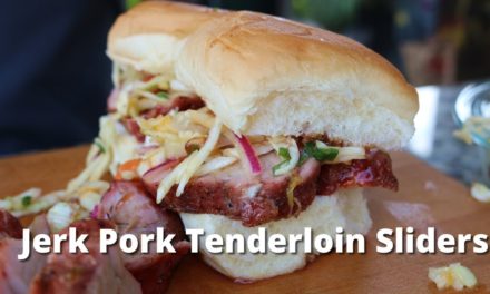 Jerk Pork Tenderloin Sliders | Smoked Pork Tenderloin with Jamaican Jerk Sauce on UDS Smoker