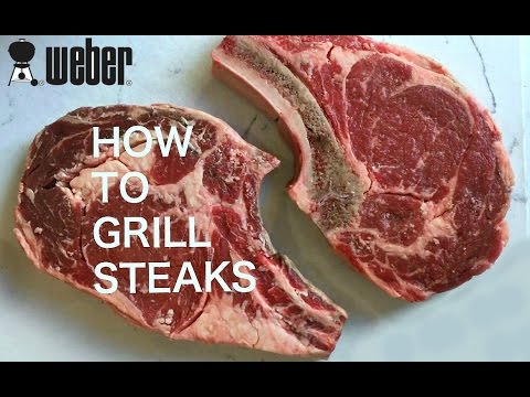 How To Grill Steaks Hot n Fast On The Weber.