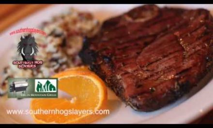 Grilled Rosemary Pork Steak