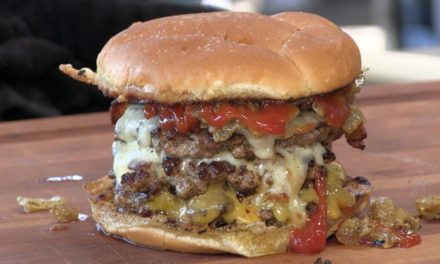 Death By Triple Bacon Cheeseburger Recipe!