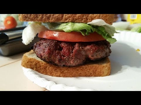 Hamburgers Grilled on Yoder YS640