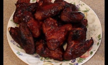 How to make Barbecue Wings Smoked on the Green Mountain Grills Davy Crocket