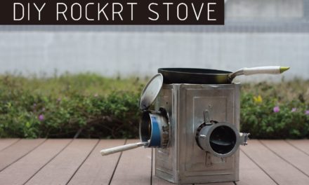 DIY rocket stove testing