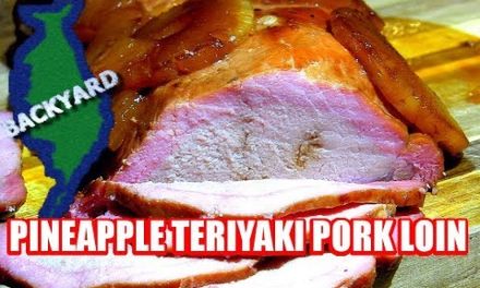 Pineapple Teriyaki Pork Loin on the Rec Tec Pellet Grill