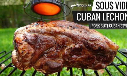 CUBAN LECHON Sous Vide with MOJO SAUCE and Corn Salad