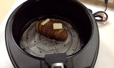 Hasselback Potato on the DeLonghi 1363 Multifryer Air Fryer